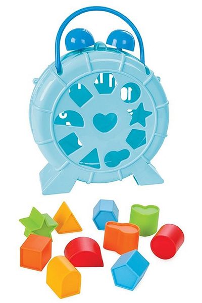 PİLSAN Bultak Clock and Blocks Educational Toy Set for Children Baby