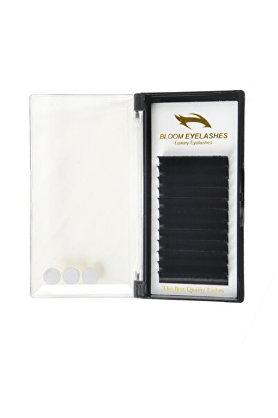 luxury eyelashes Bloom D Kıvrım 17mm Uzunluk Ipek Kirpik, Volume Kirpik Çek-t...