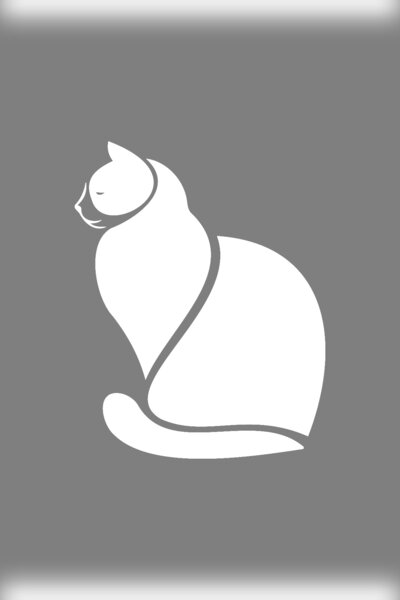 Dijitonline Autocolant Noble Cat Auto 20x15cm