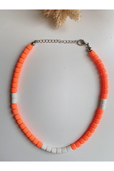 wanwa aksesuar قلادة فيمو برتقالية للأطفال