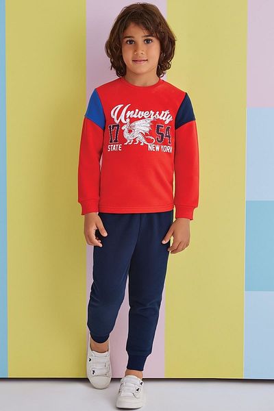ROLY POLY University Dragon Boy's Tracksuit Set Red
