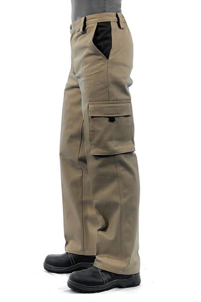 Şensel Παντελόνι εργασίας μπεζ-μπλε Navy - Commando Pocket, -54e1511-