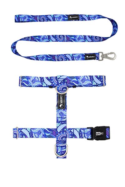 Wikipet Periwinkle H Tipi Köpek Göğüs Tasması Small