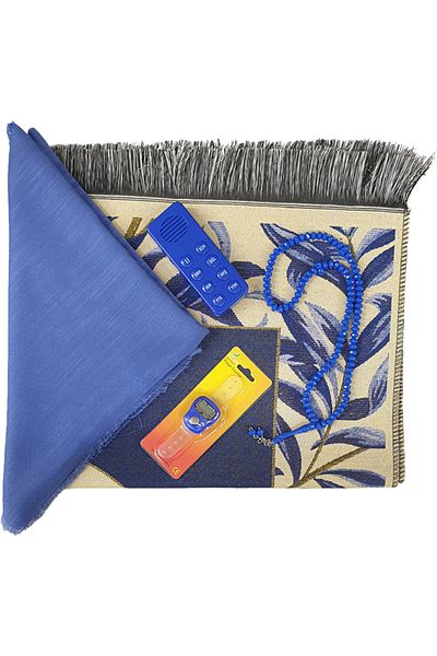 Çağrı Blue Prayer Rug Prayer Teaching Set