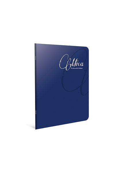 Gıpta Mica A4 80 Sheets Plastic Cover School Notebook (1708) Checked Navy Blue