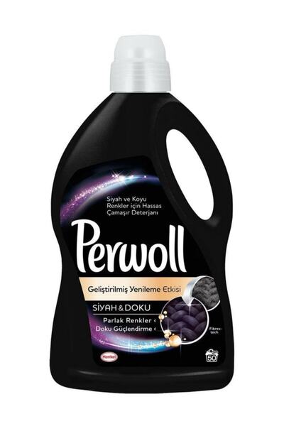 Perwoll Hassas Bakım Sıvı Çamaşır Deterjanı Siyah 50 Yıkama 3 lt