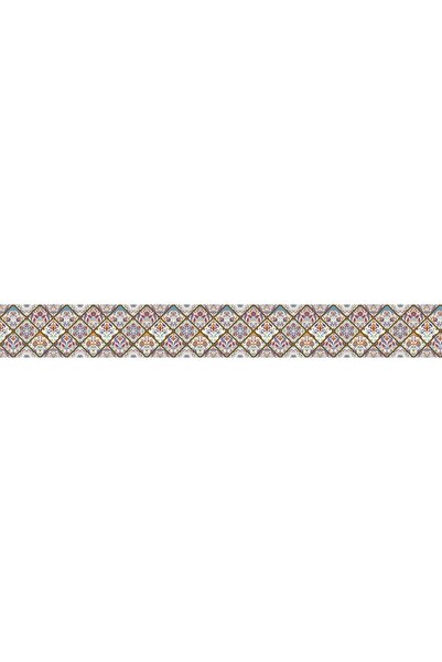StickerArt Mutfak Tezgah Arası Folyo Fayans Kaplama Folyosu Türk Osmanlı Motif 2 60x100