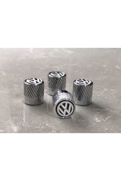 CMS OTO AKSESUAR Metal Logolu Volkswagen Sibop Kapağı - Metal Sibop Kapağı Vo...