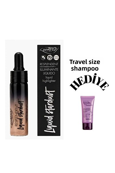 purobıocosmetics هايلايتر سائل عضوي نباتي لامع