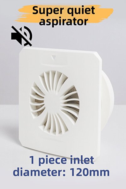 Badem10 Super Silent Aspirator 120 mm Bathroom Wc Toilet Ventilation Fan Wall Mounted Aspirator Kitchen Air