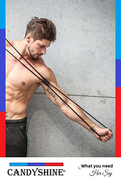 CandyShine ® Pilates Gimnastică Exercițiu Rezistență Cauciuc Yoga Sport Fitness Aerobic Modelarea corpului Fermitate