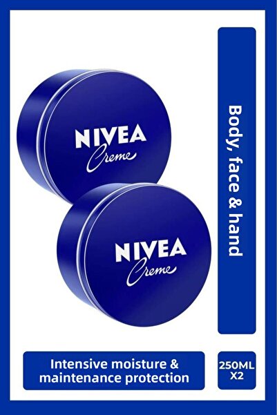 NIVEA Creme Moisturizing Body Cream 250ml, Hand Face and Body, Soft and Smoot...