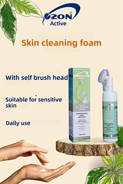 ozon aktif şekil رغوة تنظيف البشرة بفرشاة أوزوناكفيكتيف