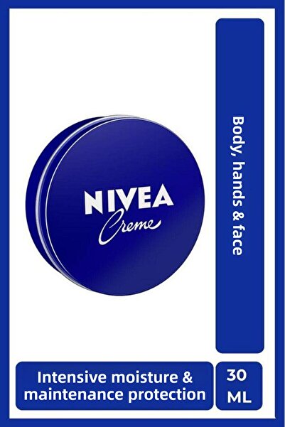 NIVEA Moisturizing Care Cream 30 Ml, for Hands, Face, and Body, Paraben-Free,...