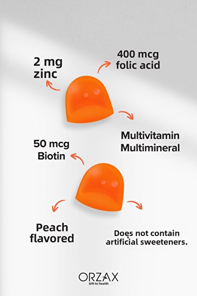 Ocean Gummies Multivimatimin Adult Supplementary Food 60 Pieces Chewable Gel Form