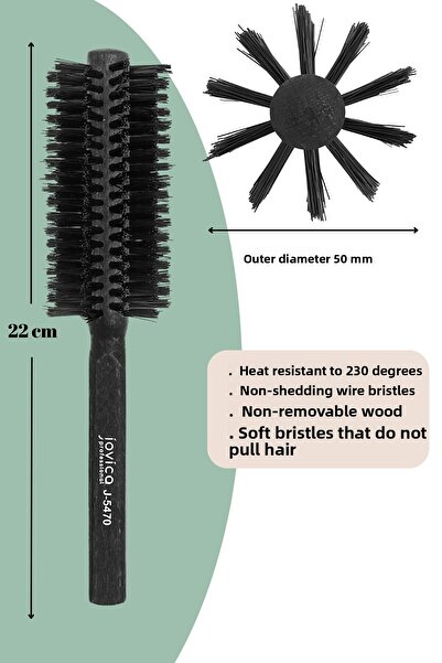 Jovica Perie pentru păr cu peri moi Perie pentru uscare Rezistent la căldură