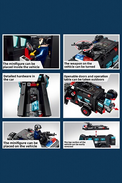 Sembo Block Emergency Response Vehicle Building Block Set – 379 Pieces