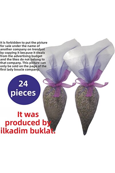 ilkadimbuklet 24 كيس لافندر على شكل ألعاب نارية مليء باللافندر، برائحة عطرية ...