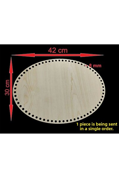 ASUDE HEDİYELİK Banu din lemn 42x30 cm 1 bucată Tavă din bambus Placă de tric...