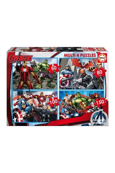 EDUCA لغز أفنجرز 4 في 1 للأطفال