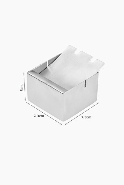 Falconetti Ατσάλινο τετράγωνο κινητό σχάρα καπνού από ξύλο φιστίκι καρυδιάς Lux Cin849