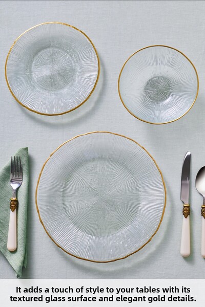 Karaca Fusion 18 Piece Glass Dinnerware Set for 6