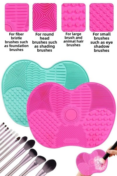 İnfeta Easy Makeup Brush Sponge Cleaner Silicone Makeup Brush Cleaning Mat