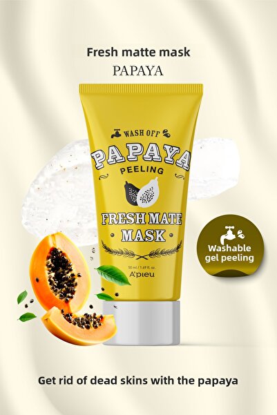 Missha تقشير وتنعيم بخلاصة البابايا 50 مل قناع A'pieu Fresh Mate