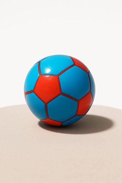 MİNGODAN Bordo Mavi Taraftar Stres Topu Sıkmalı Sert Sünger Top El Bilek Egze...