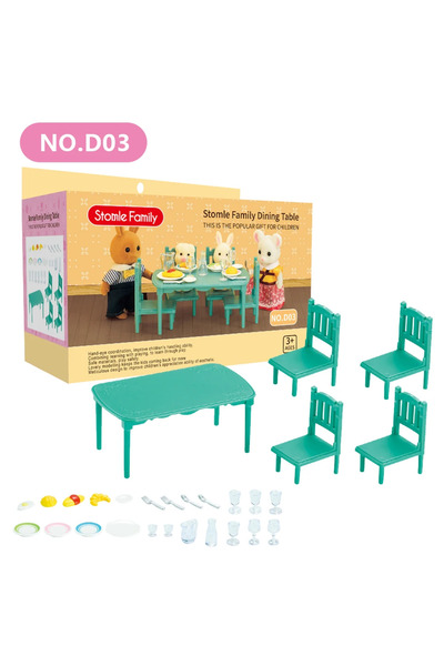 Choice11 D03 Toys Doll Forest Family Montessori Kitchen Miniature Doll House ...