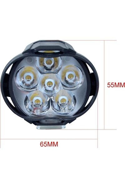 ASTRA LED 2 Adet Led Motosiklet Sis Far Montaj Sis Drl Lamba Scooter Motosiklet Için (çakar & Sabit Mod)