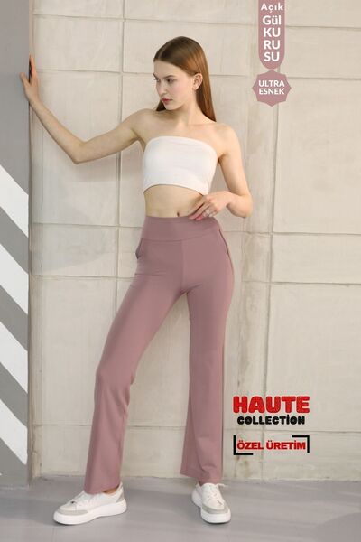 Balenbi Haute Women's High Waist Pipe Leg Shaping / Sculpting Modal Leggings 1063