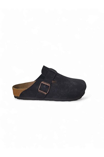 Neon Shoes Berlin Unisex Cork Sole Closed Front Buckle Sabo Casual Home Outdoor Slippers