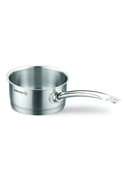 KORKMAZ وعاء طهي من الفولاذ المقاوم للصدأ من برولاين، سعة 16×7.5 سم / 1.5 لتر...