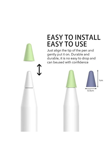 NovStrap Apple Pencil USB-C Pro 1-2 Generation Silicone Type Cover - Protective X12 Pack