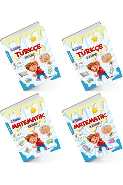 Mavi Deniz Yayınları Mavi Deniz 2026 2. Sınıf Matematik + Türkçe 1. Ve 2. Kit...