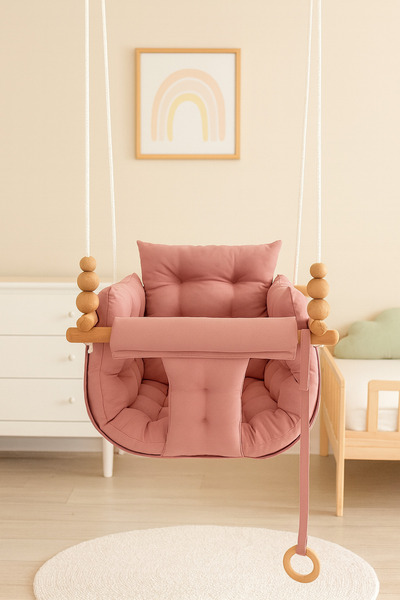 Jaju Baby Pofuduk Şeker Pembe Salıncak