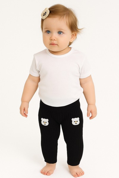 gogo bici سروال قصير الدب الطفل تريكو طماق