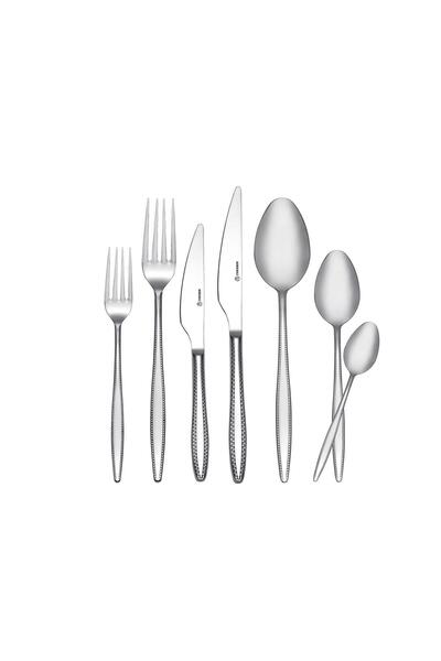 KORKMAZ طقم سكاكين وشوك وملاعق فيليسا 84 قطعة A2518