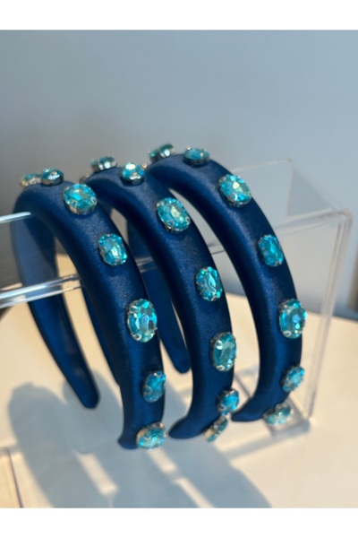 Miracle Mavi Taşlı Taç Toka