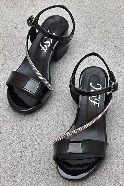 ayakkabiburada 387 Evening Dress Girls' High Heels Shoes Girls' Engagement Evening Dress Shoes Light Children's Sandals
