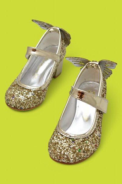 ayakkabiburada 359 Evening Dress Girl's Heeled Shoes Girl's Engagement Evening Dress Shoes