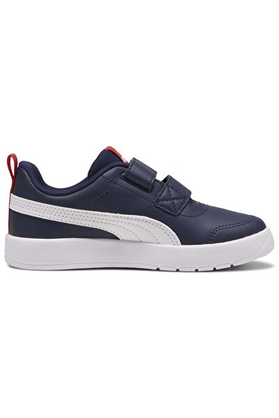 Puma Courtflex V3 V Ps 397642 Ortopedik Çocuk Spor Ayakkabı LACİVERT