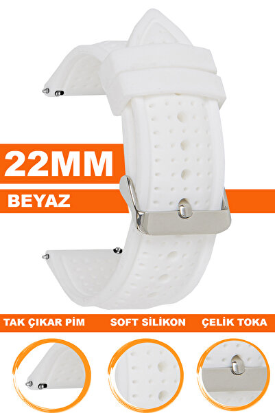 COBRA 22mm Fossil-Welder-Casio-Seiko-Omega-Armani Watch Compatible Silicone Watch Band - Strap 22S26B