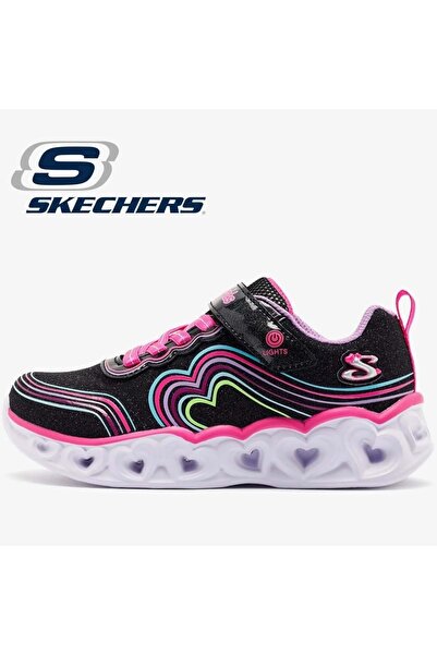 SKECHERS S-lights Heart Lights Retro Hearts 302689L Osvětlené ortopedické dět...