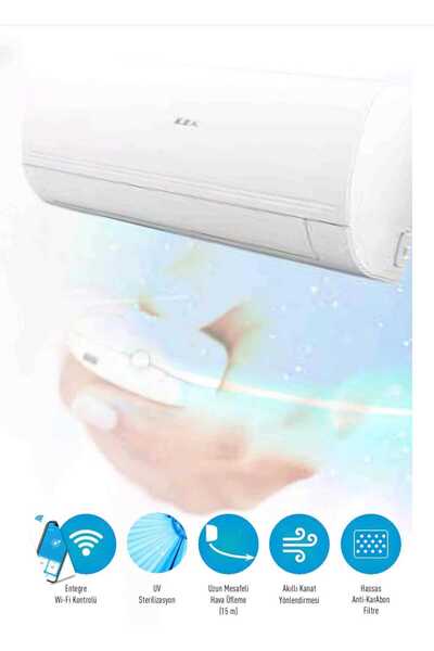 Eca Niobe Blue 15.000 Btu Inverter Split Klima A R32 Entegre Wi-fi (MONTAJ DAHİL)