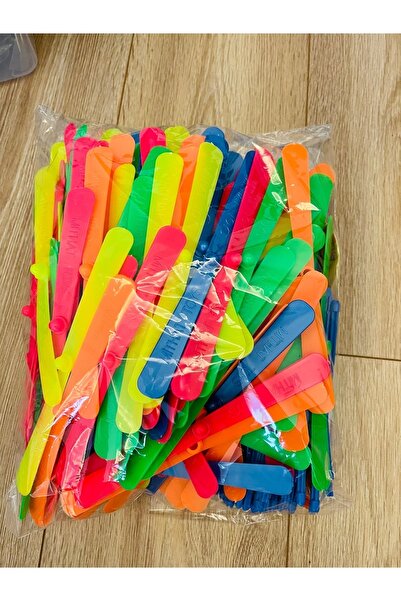 taso8090 (20 ADET) Uçan Fırfır Nostaljik Oyuncak Helikopter Fırıldak