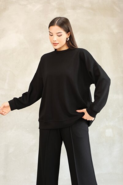 PONÇİK modal oyso kumaş eşofman takımı oversize rahat kalıp 24588