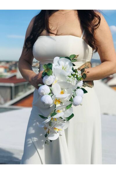 MEDUSA CARMEN Gelin Buketi ve Damat Yaka Çiçeği