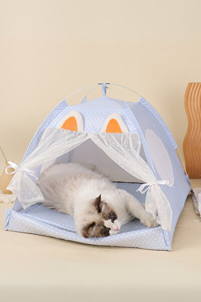 Muchmy خيمة للحيوانات الأليفة قابلة للطي وتنفس وسرير للقطط قابل للطي للاستخدا...